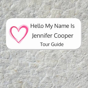 Hinzufügen des Abzeichens für den benutzerdefinier Namensschild