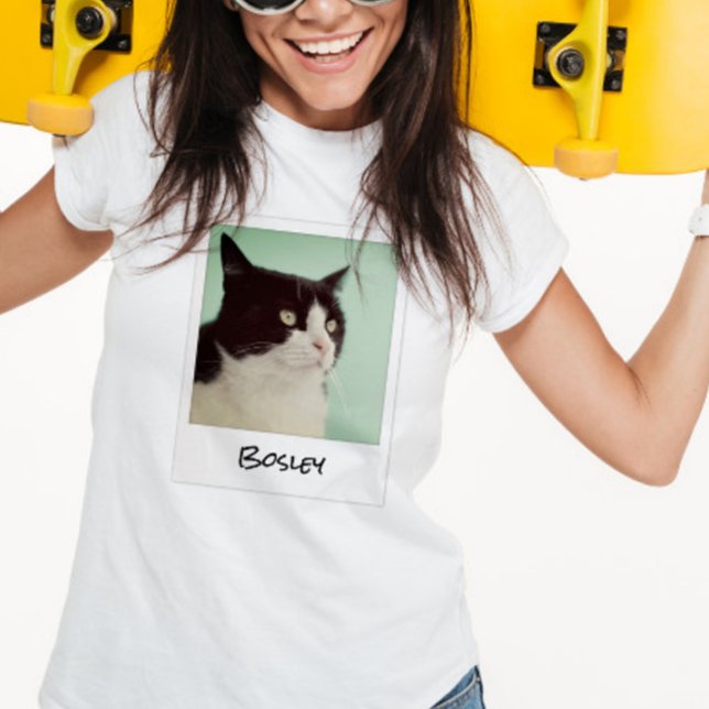 Hinzufügen des Foto-Retro-Sofortkamera-Rahmens T-Shirt (Von Creator hochgeladen)