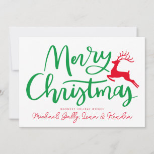 HINZUFÜGEN DES FOTOS Frohe Weihnachts-Rentiere Einladung