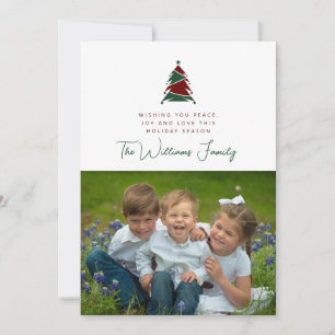 HINZUFÜGEN DES FOTOS   Frohe Weihnachtsbaume Einladung