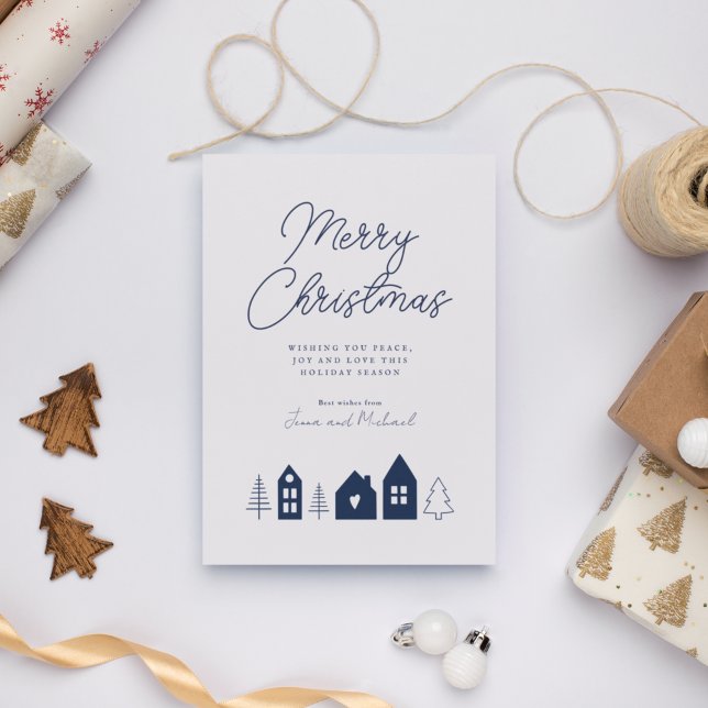 HINZUFÜGEN DES FOTOS | Frohe Weihnachtsstadt Einladung (Von Creator hochgeladen)