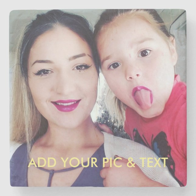 Hinzufügen des Fotos Steinuntersetzer (Vorderseite)