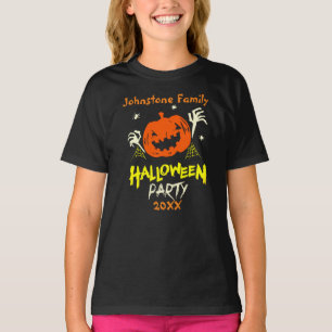Hinzufügen des Halloween-Party "Familienname Jahr T-Shirt