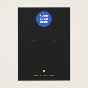 Hinzufügen des Logo-Schwarz-Ohr-Anzeige Gold-Diama