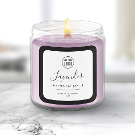 Hinzufügen des Logos und des bearbeitbaren Farbpro Quadratischer Aufkleber