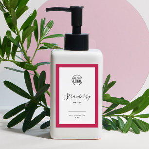 Hinzufügen des Logos und des bearbeitbaren Farbpro Weinetikett