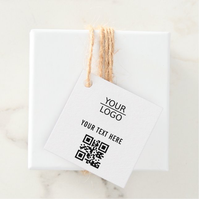 Hinzufügen des QR-Codes für das Logo, Werbeaktion  Geschenkanhänger (Beispiel)