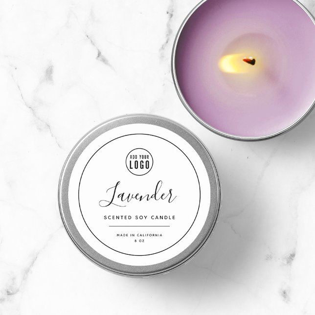 Hinzufügen des schwarzen, runden Logos Runder Aufkleber (Von Creator hochgeladen)