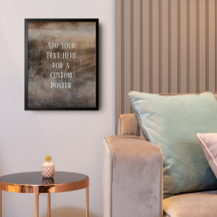 Hinzufügen des Vintagen Earth-Tone-Grunge-Blocks z Poster