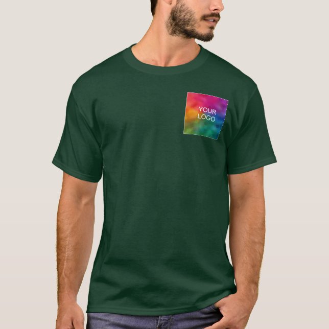 Hinzufügen doppelseitiger Logo-Menne für Unternehm T-Shirt (Vorderseite)