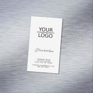 Hinzufügen einer benutzerdefinierten Werbeaktion f Magnetische Visitenkarte