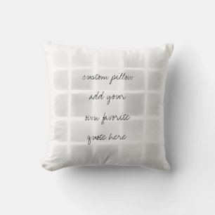 Hinzufügen einer benutzerdefinierten Wohngestaltun Kissen