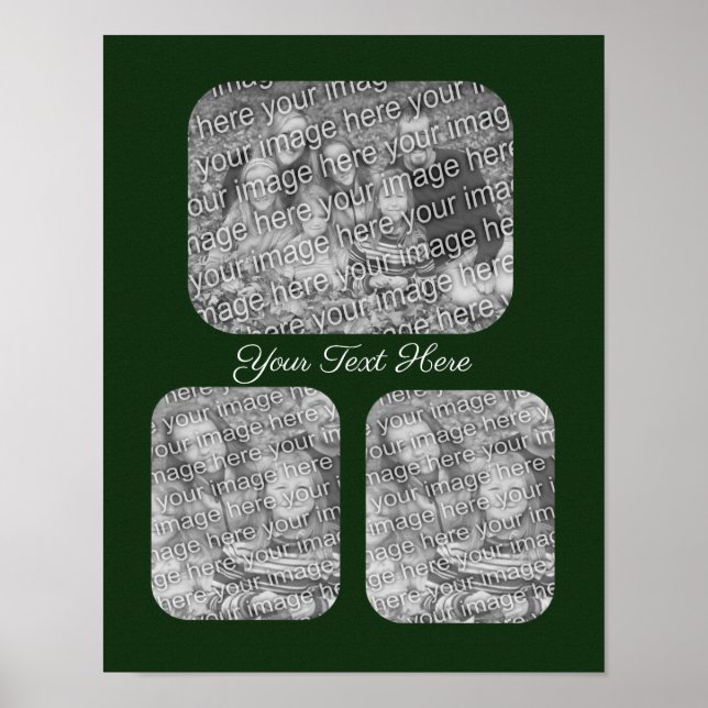 Hinzufügen einer Fotovorlagenauflistung Poster (Vorne)