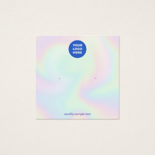 Hinzufügen einer Logo-Holografisch-Stuhlvorratskar