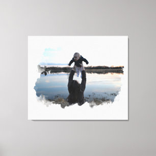 Hinzufügen einer Pinselstil-Familie für Ihr Foto Leinwanddruck