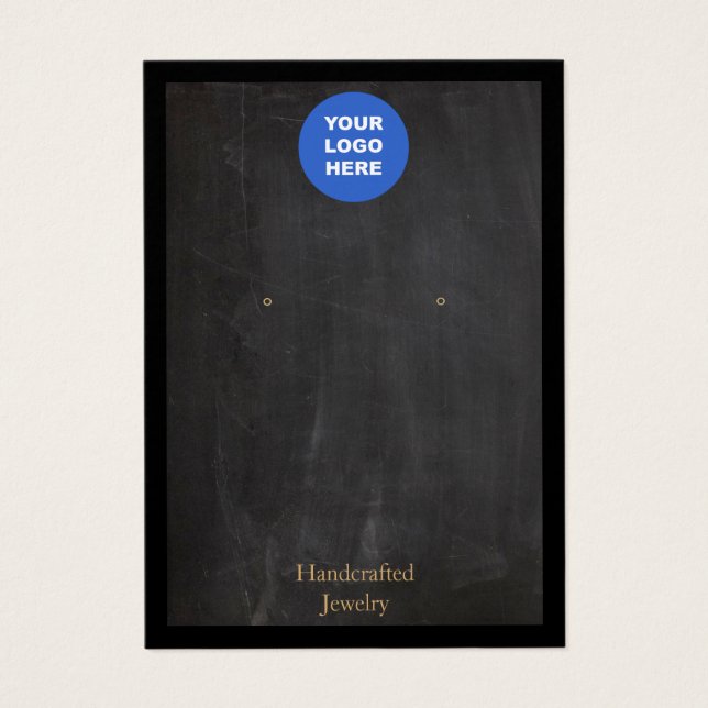 Hinzufügen einer schwarzen rustikalen Ohrsichtkart (Vorderseite)