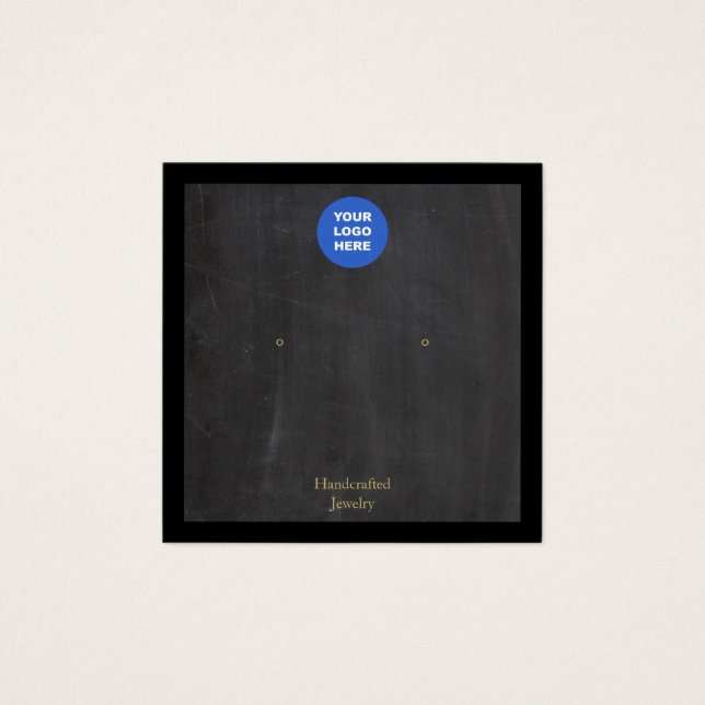 Hinzufügen einer schwarzen rustikalen Ohrsichtkart (Vorderseite)