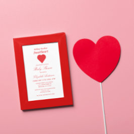 Hinzufügen einer weiteren Sweetheart Baby-Dusche Einladung