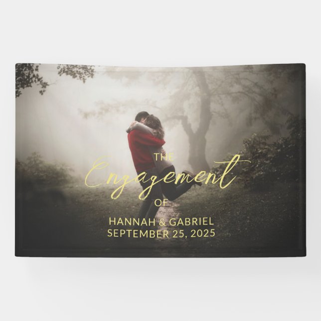 Hinzufügen eines Banners für die Fotohochzeit Banner (Horizontal)