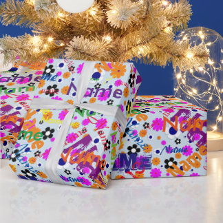 Hinzufügen eines benutzerdefinierten Formatpapiers Geschenkpapier