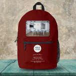 Hinzufügen eines benutzerdefinierten Fotos für Tex Bedruckter Rucksack<br><div class="desc">Fügen Sie Ihr Logo benutzerdefinierten Text Red Company Foto gedruckten Rucksack. Fügen Sie Ihr Logo,  Ihr Foto hinzu und passen Sie den Text,  den Firmennamen,  die Adresse und die Kontaktinformationen an. Werbeaktion oder Schenkung für Ihre Kunden und Geschäftspartner.</div>
