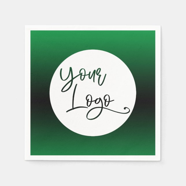 Hinzufügen eines benutzerdefinierten Logos, hell g Serviette (Vorderseite)