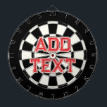 Hinzufügen eines benutzerdefinierten roten Texts i Dartscheibe<br><div class="desc">Ihr Vintager Dartboard in Schwarz und Weiß Retro 🎯 Ihren Text oder Namen hinzufügen, indem Sie die Personalisierungsoption auswählen. Bitte lass mir, ob Sie weitere Fragen haben und weil Zazzles Kundensupport die Kundenerfahrung abwickelt, können Sie den Zazzle Kundensupport per Chat, Telefon oder E-Mail erreichen, wie in diesem hilfreichen Link hier...</div>