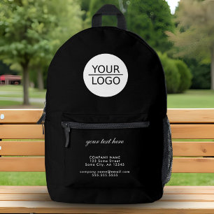Hinzufügen eines benutzerdefinierten Text-Black-Un Bedruckter Rucksack