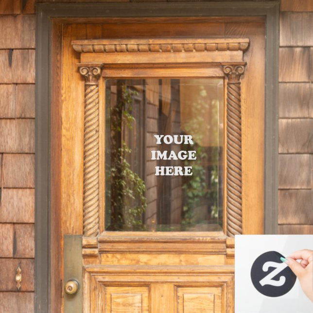 Hinzufügen eines eigenen Bildfensters zur Klasse 8 Fensteraufkleber (Haustür)