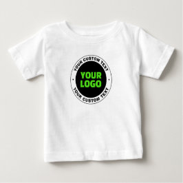 Hinzufügen eines eigenen Firmenlogos oder Hochlade Baby T-shirt