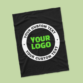 Hinzufügen eines eigenen Firmenlogos oder Hochlade Fleecedecke