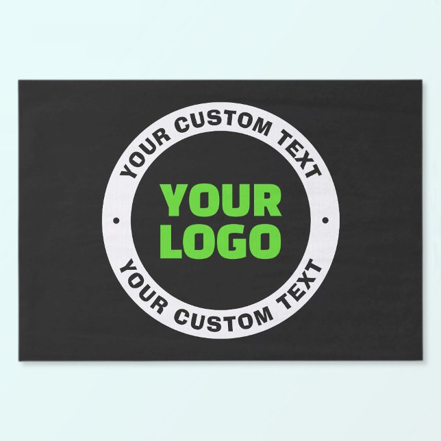 Hinzufügen eines eigenen Firmenlogos oder Hochlade Seidenpapier (Von Creator hochgeladen)