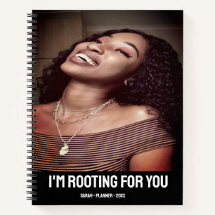 Hinzufügen eines eigenen Fotos Modernes, fettforma Notizbuch