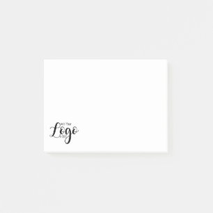 Hinzufügen eines eigenen Logo-Marketings  Post-it Klebezettel