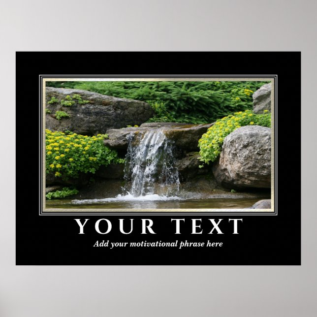 Hinzufügen eines Foto-Posters mit Inspiration Poster (Vorne)