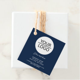 Hinzufügen eines Logos mit benutzerdefinierter Tex Geschenkanhänger