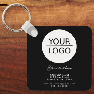 Hinzufügen eines Logos mit benutzerdefinierter Wer Schlüsselanhänger