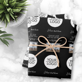 Hinzufügen eines Logos mit der Werbeaktion für ben Geschenkpapier Set