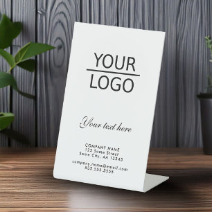 Hinzufügen eines Logos mit einer benutzerdefiniert Sockelschild