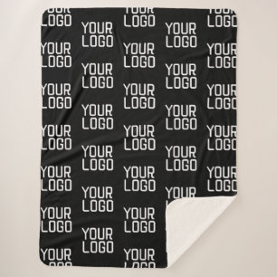 Hinzufügen eines Musters für wiederholte Logowiede Sherpadecke