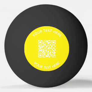 Hinzufügen eines QR-Code-Textscans Minimal Tischtennisball