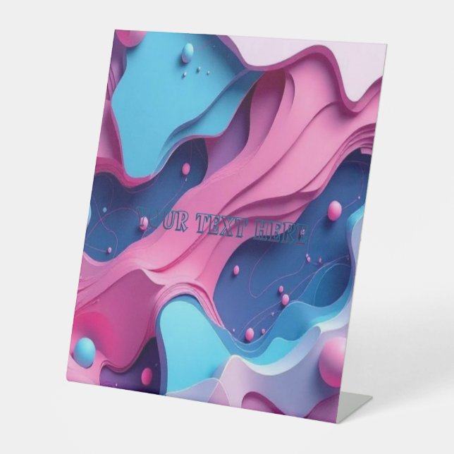 Hinzufügen eines Textabellenzeichens Sockelschild (Vorderseite)