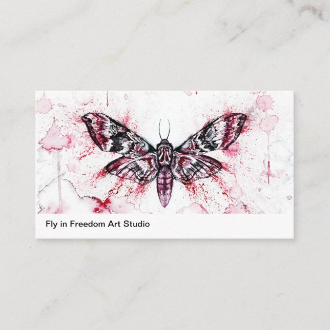 Hinzufügen Ihrer Art QR Code Foto Business Card Visitenkarte (Vorderseite)