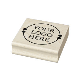 Hinzufügen Ihrer eigenen Logo-Business-Briefmarke Gummistempel