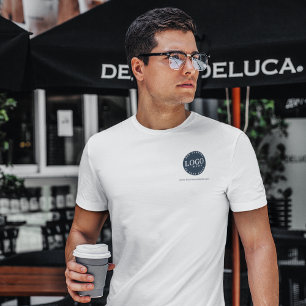 Hinzufügen Ihrer Firmenlogo-Website Adresse Mitarb T-Shirt