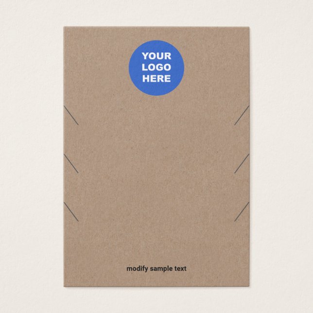 Hinzufügen Ihrer Logo-3-Netzwerkkarte (Vorderseite)