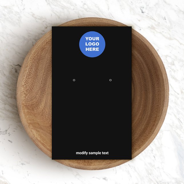 Hinzufügen Ihrer Logo-Karte mit einfacher schwarze (Von Creator hochgeladen)