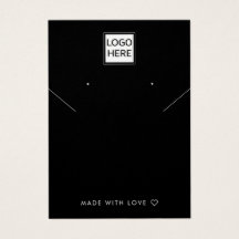 Hinzufügen Ihrer Logo-Necklecklic Ohrringe-Display