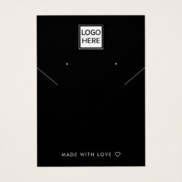 Hinzufügen Ihrer Logo-Necklecklic Ohrringe-Display