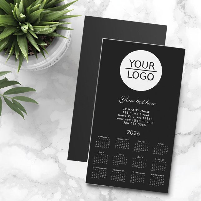 Hinzufügen Ihres Logos 2026 Calendar Company Werbe Magnetkarte (Von Creator hochgeladen)
